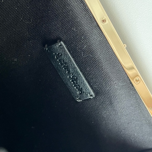 &Other Stories Party Pleated Satin Knot Handle Bag Pouch Bag - Picture 8 of 10